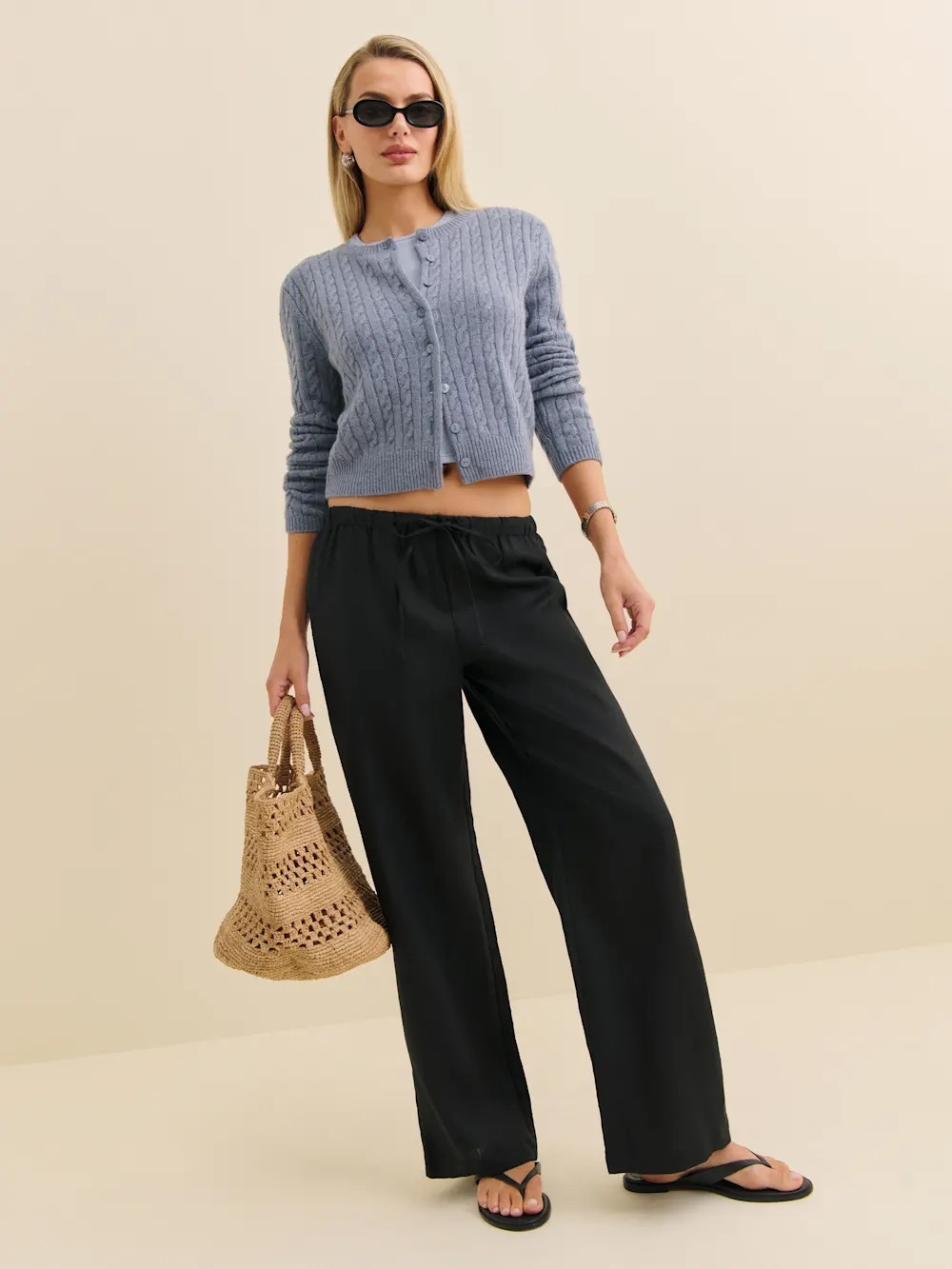 Reformation 100% Linen Pants Black Size Extra Small Petite
